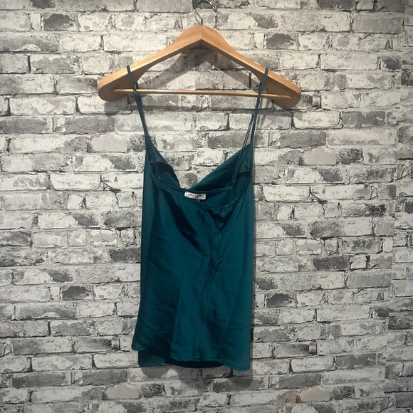 Ekouaer Tops - NWT EKOUAER Teal Spaghetti Strap Tank Top Size XL